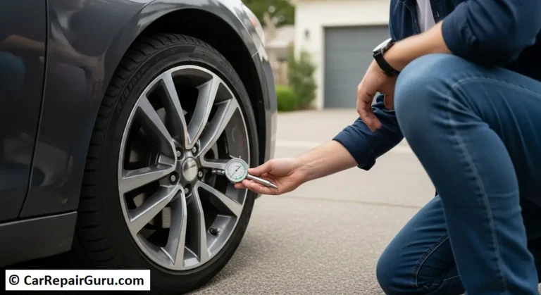 Check car tire pressure