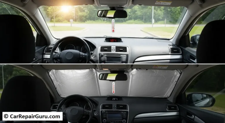 protecting car interior summer heat