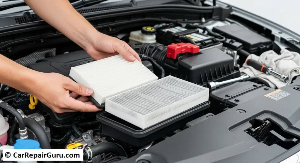 replace car air filter