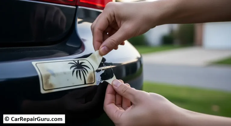 removing car stickers decals