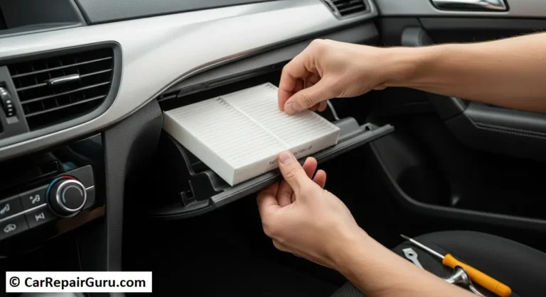 replace cabin air filter