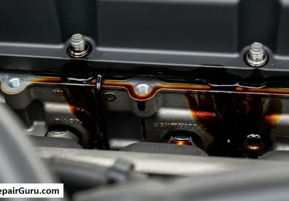 fixing engine oil leak