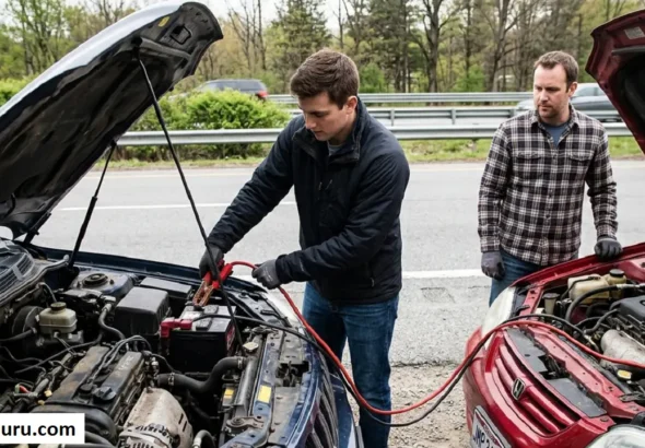 jump start car battery