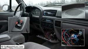 Troubleshooting electrical components malfunctioning due to loose wiring harness connections in a vehicle interior
