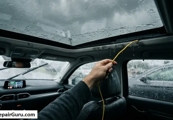 fixing leaking sunroof