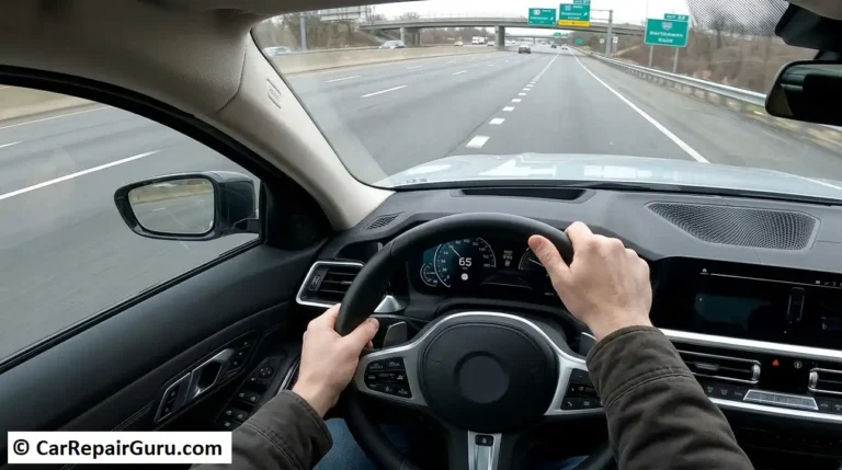 car pulling to one side