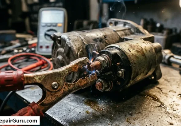 fixing faulty starter motor